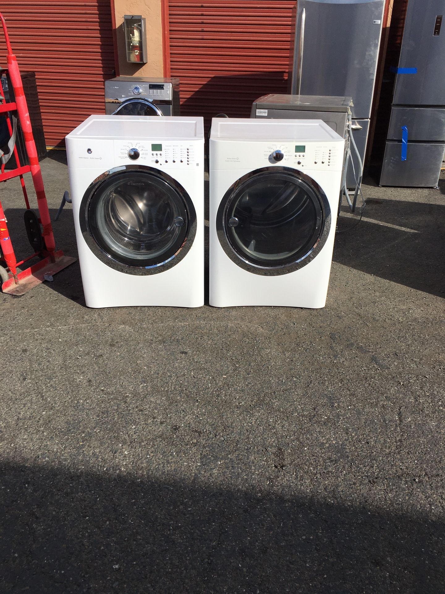 Washer and gas dryer Electrolux big capacity set