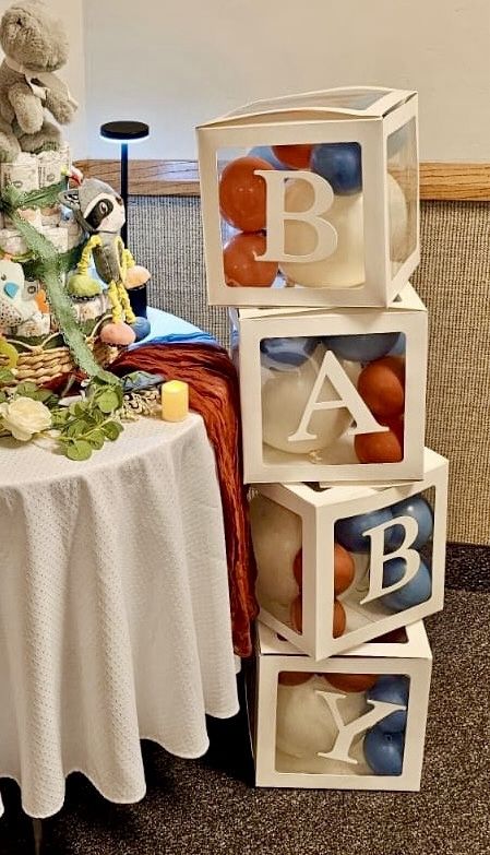 Diaper Cake & Baby Clear Boxes