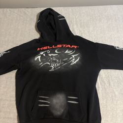 Hellstar Airbrushed Skull Hoodie