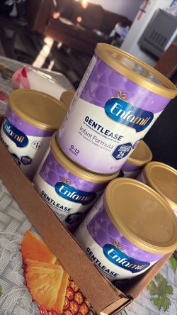 Enfamil Gentlease Infant Formula Powder 12.4 oz Lot of 7