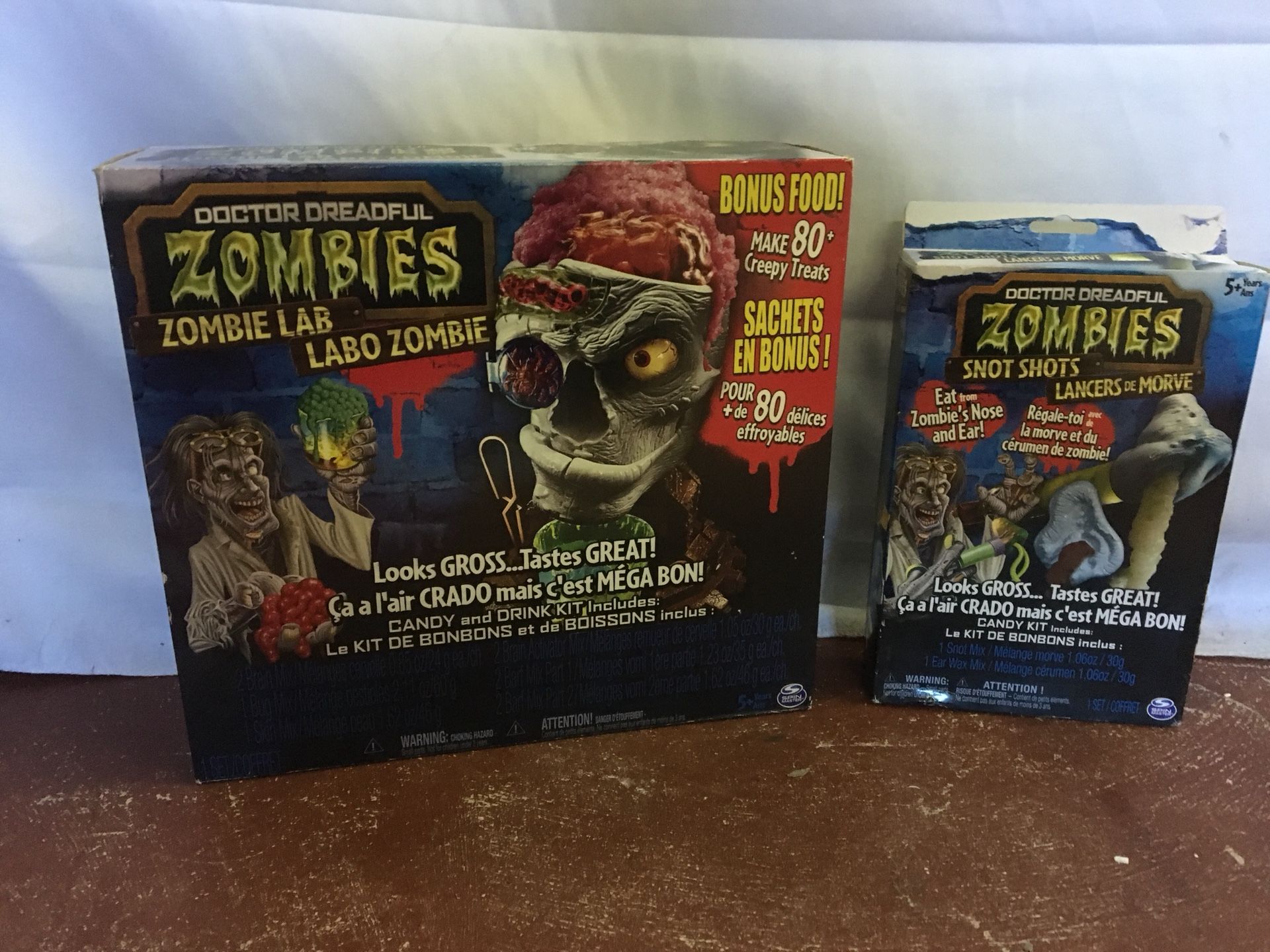 Zombie Lab Doctor Dreadful Candy And Drink Lab Maker Fun Gross Treats to make and eat, Zombie Snot Shots