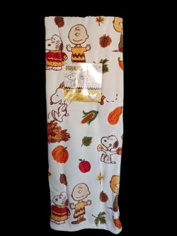 Peanuts Snoopy Fall Throw 50x70in  - Leaves