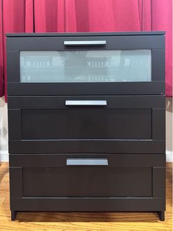 Black 3 drawer dresser