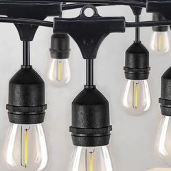 24FT LED Outdoor String Lights