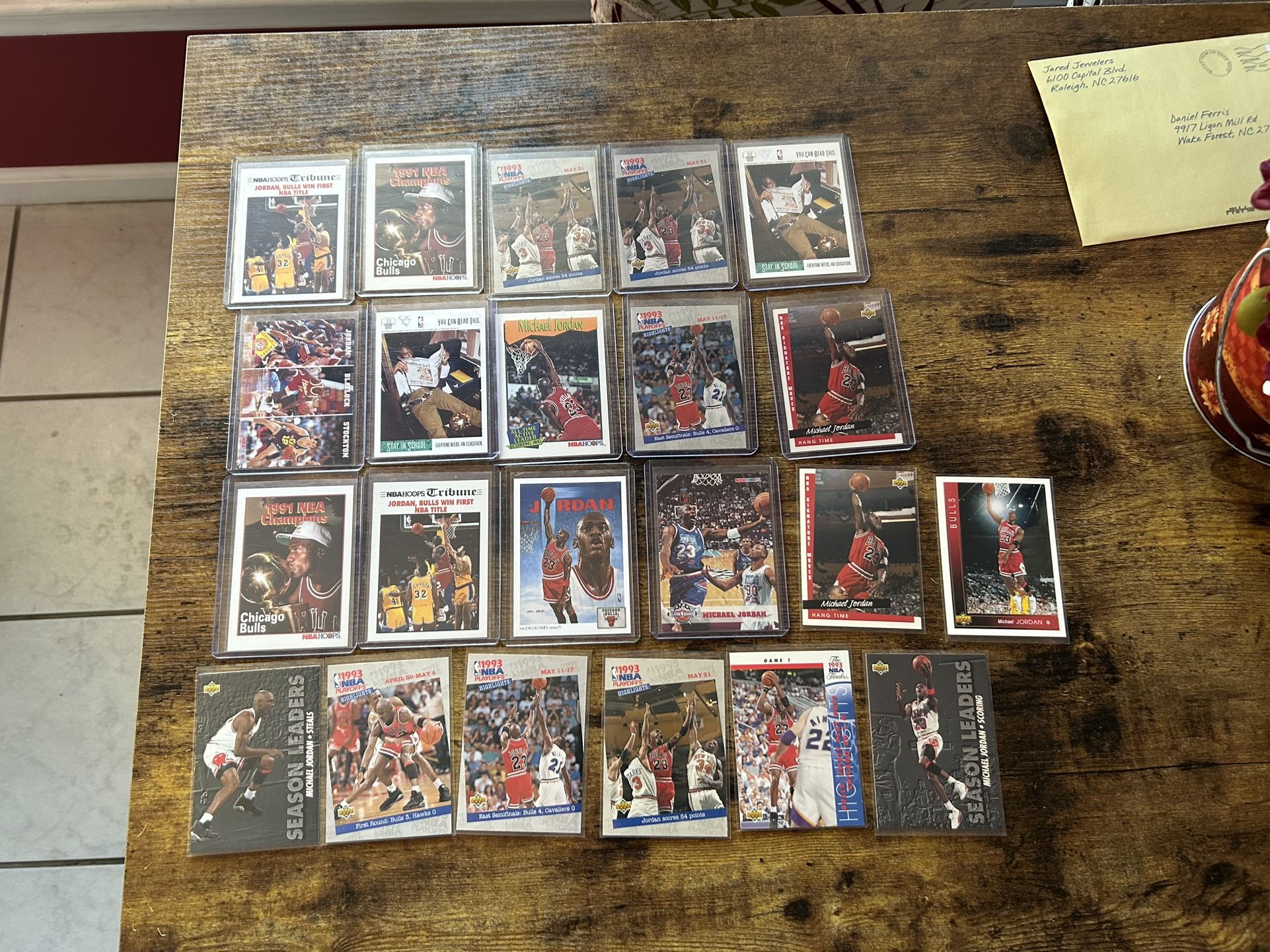 Michael Jordan 42 Card Lot