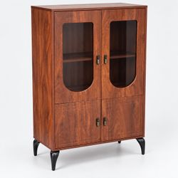 Mid-Century Display & Storage Cabinet – $59.99