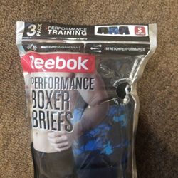 Brand New Reebok Performance Boxer Briefs Size Small