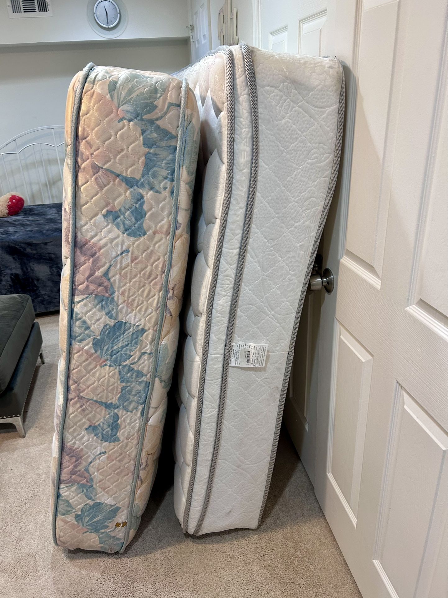 2 Queens Mattress $50 each (Pick Up Only) Price Is Firm