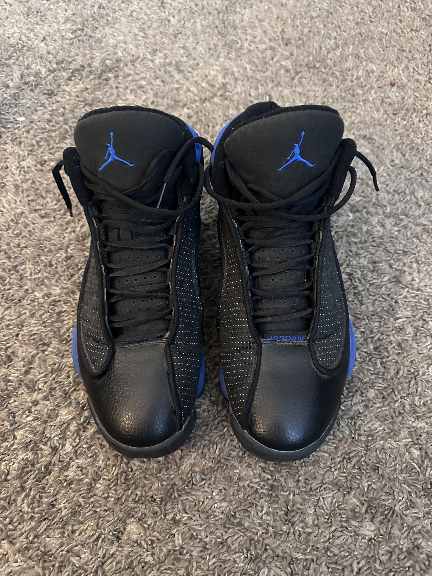 Jordan 13 Black Hyper Royal Blue