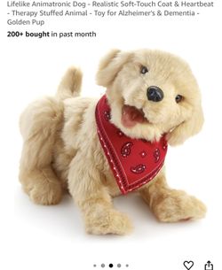 THERAPY-STUFFED DOG For Dementia/Alzheimers Elderly