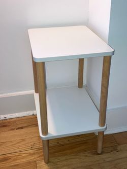 Two tier side table