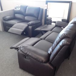New Recliner Sofa And Recliner Loveseat