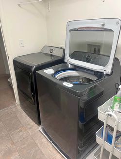 GE profile smart washer and dryer