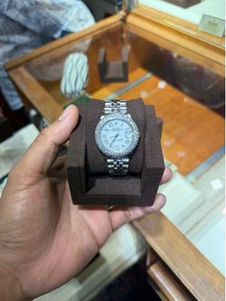 Rolex datejust 31mm white Roman diamond bezel with box