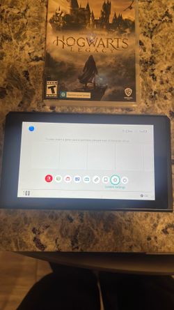 Nintendo switch and Hogwarts legacy game