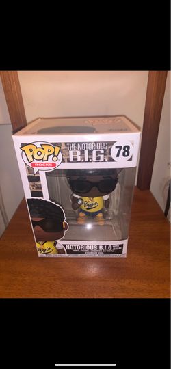 Funko pop rocks NOTORIOUS BIG with jersey
