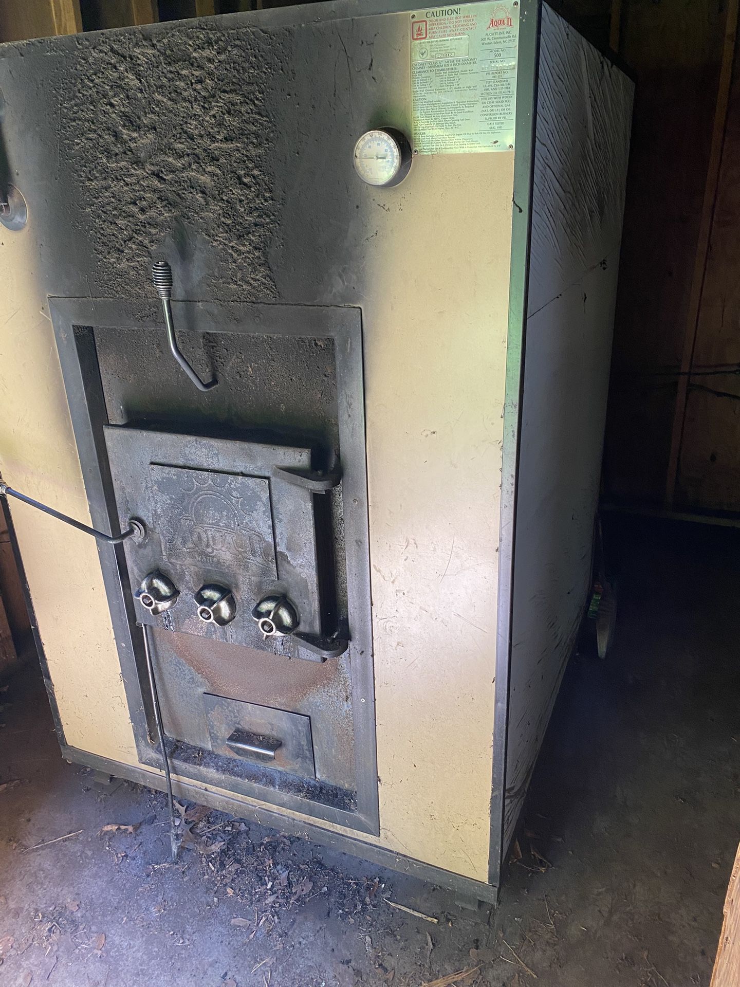 1991 Model 500 Aqua II Water Stove