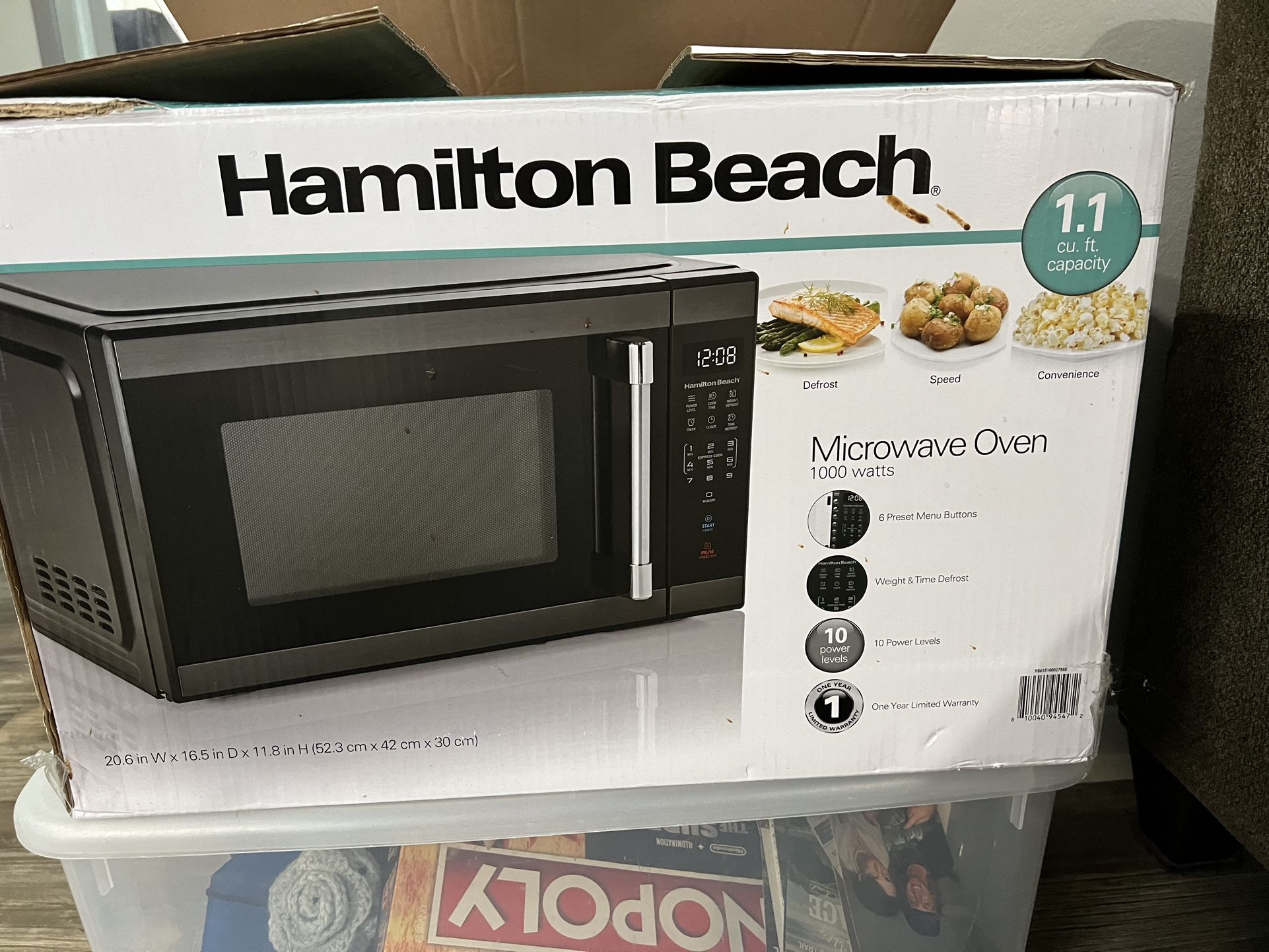 Hamilton microwave