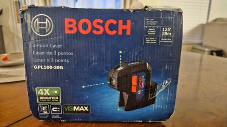 Bosch GPL100-30G 3-Point Green Laser