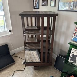 Antique Danner Revolving Bookcase – Solid Wood, 75+ Years Old – $250 OBO/Trades