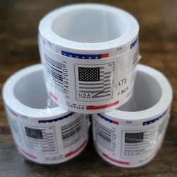 3 Rolls *SEALED* USPS Forever Postage Stamps