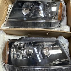 1999 to 2004 Jeep Grand Cherokee Headlights Luces Micas Calaveras Faros  