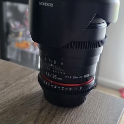 Rokinon 35mm 1.5 EF Cinema Lens