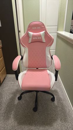 Pink computer chair