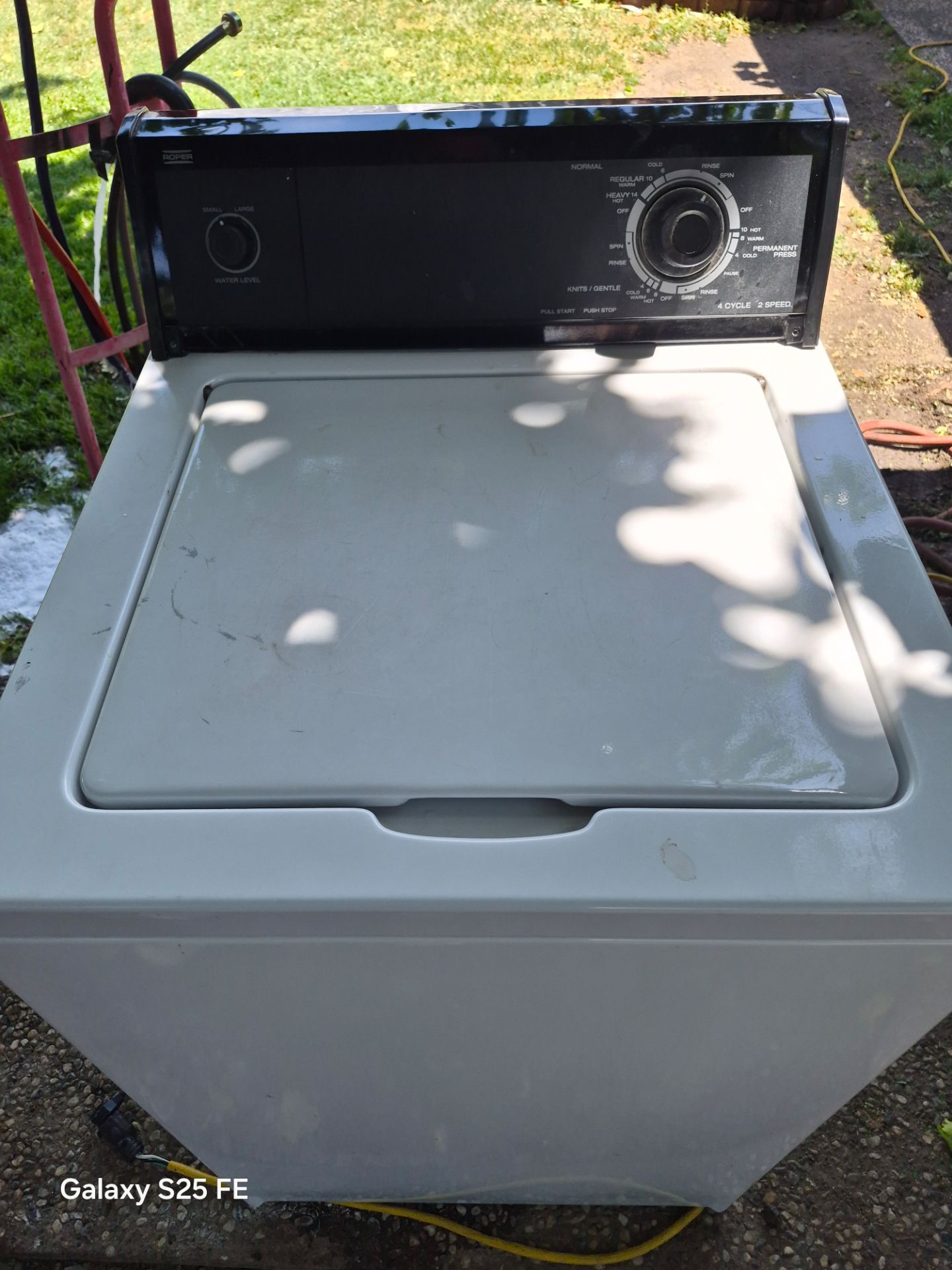 apartment size washer 24 inch wide 200 30 day waranty