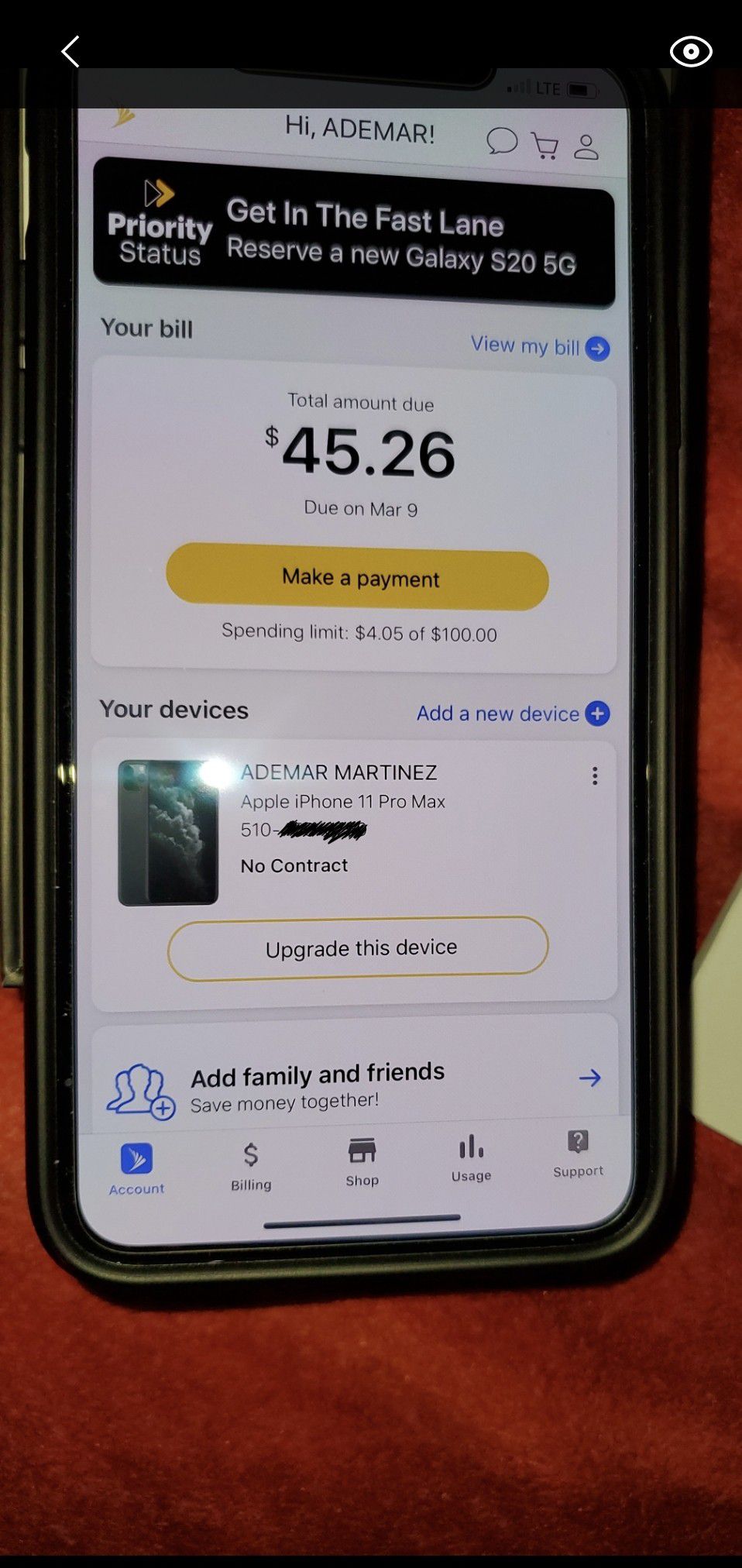 iphone 11 pro max 256 sprint clean imei $850 no low ballers