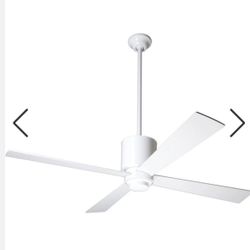 50” Laps Fan Gloss White Finish 