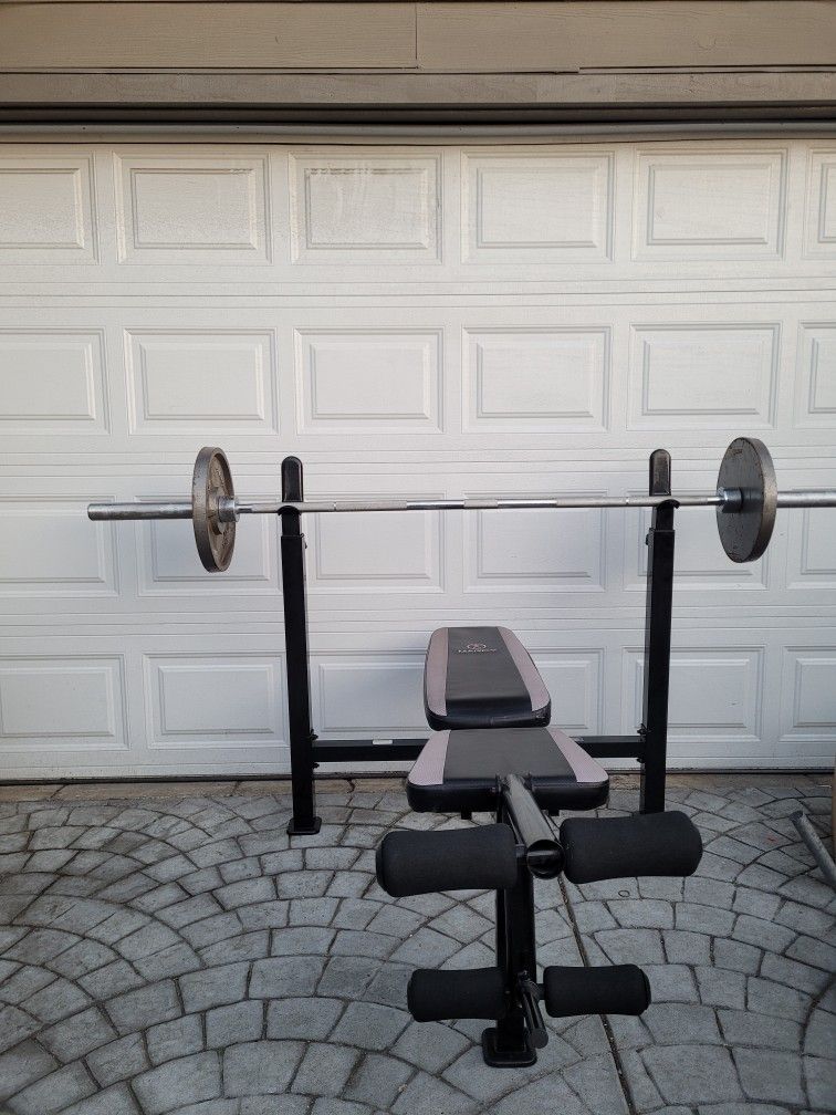 Olympic bench press n weights