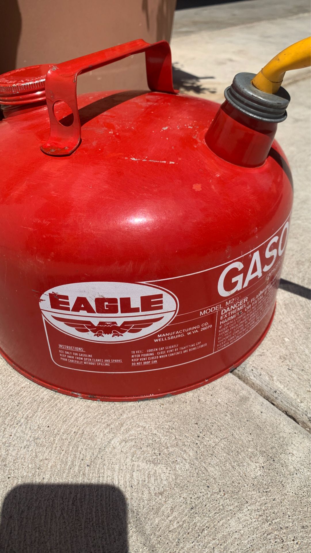 Eagle gasoline can