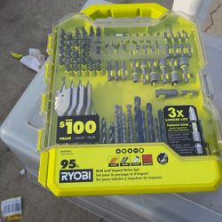 Exclusive
RYOBI
Drill and Impact Drive Kit (95-Piece)