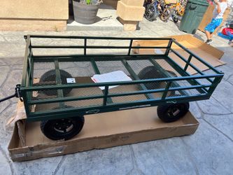 Brand new steel utility wagon heavy duty size 59” long x 31” wide x 10” high asking $250