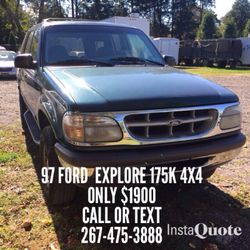 1997 ford explorer xl 175k miles