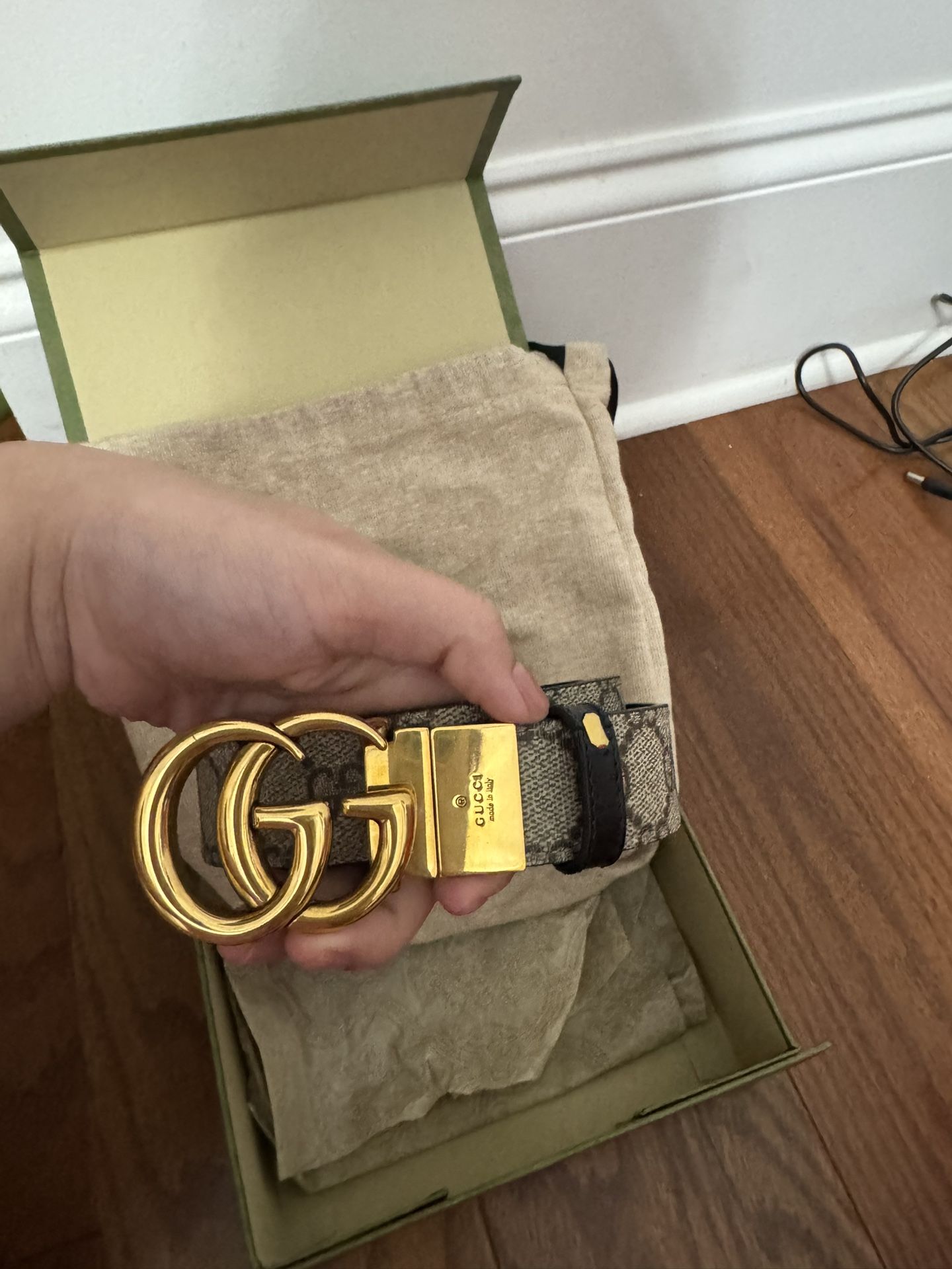 GUCCI MARMONT REVERSIBLE BELT