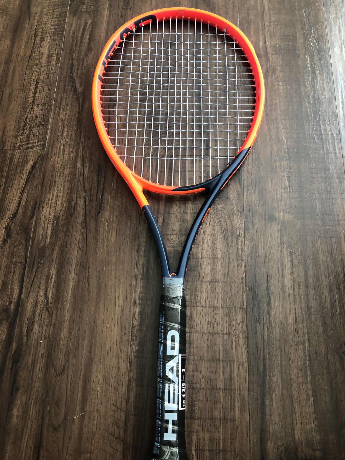 Tennis Racket Head Radical Pro 98 grip 4 3/8 Brand New