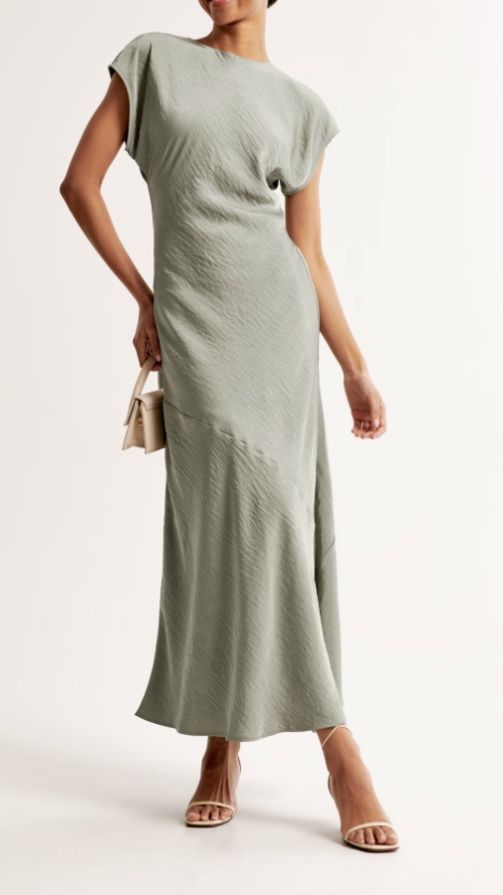 Abercrombie & Fitch Sage Green Dress S/P