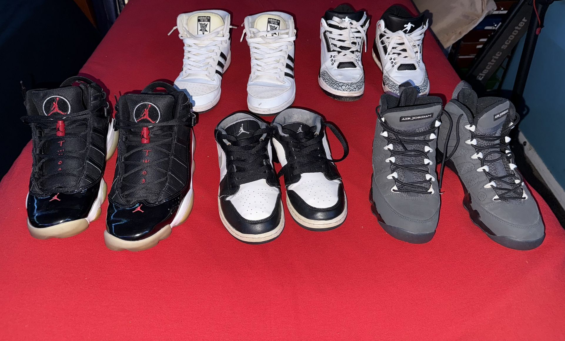 Jordan’s/Adidas