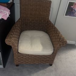 Pottery Barn Wicker Chair 