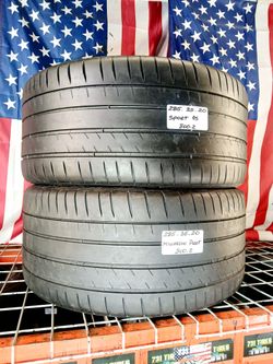 ⭐️ 285/35ZR20 USED TIRES MICHELIN PILOT SPORT 4S MAX PERFORMANCE SUMMER 285 35 20 