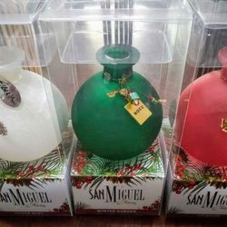 3 San Miguel Glass Holiday Oil Reed  Diffusers
