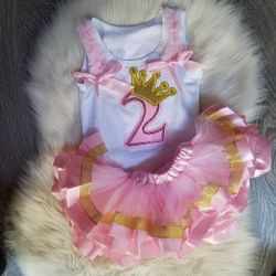 2nd Birthday tutu set