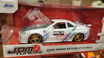 Jada JDM Tuners 2002 Nissan Skyline GT-R R34 Die-Cast