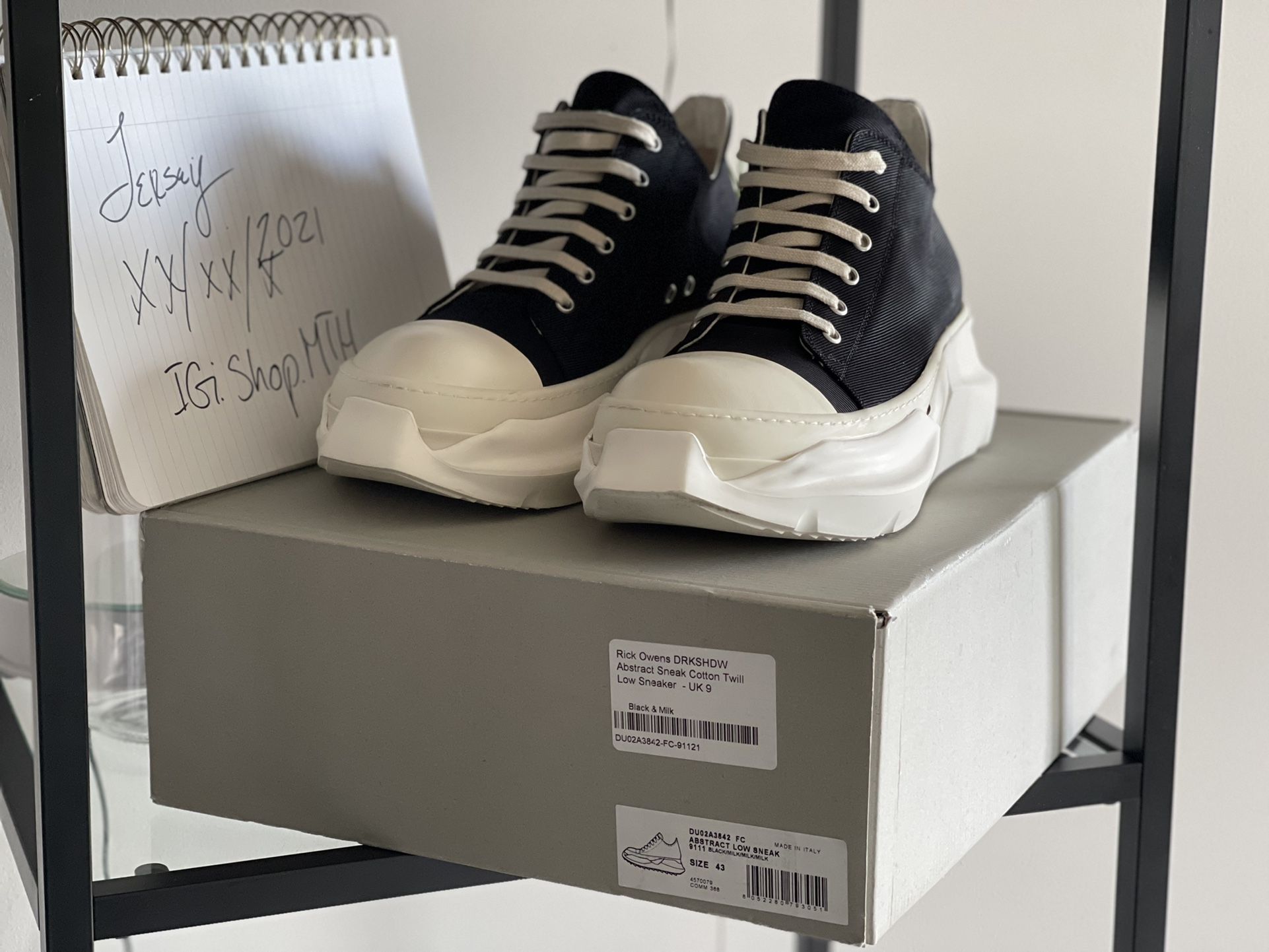Rick Owens Drkshw Abstract Lows