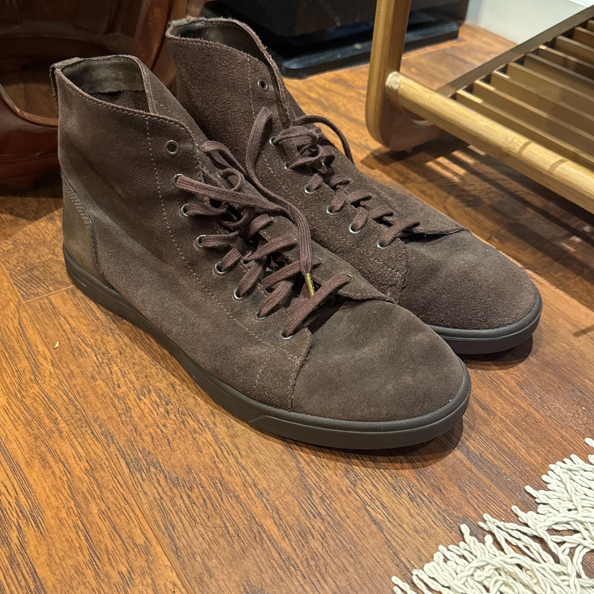 UGG Mens Leather Brown Shoe 10.5