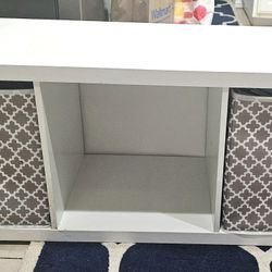 3 Cube Storage Unit With Covered Back