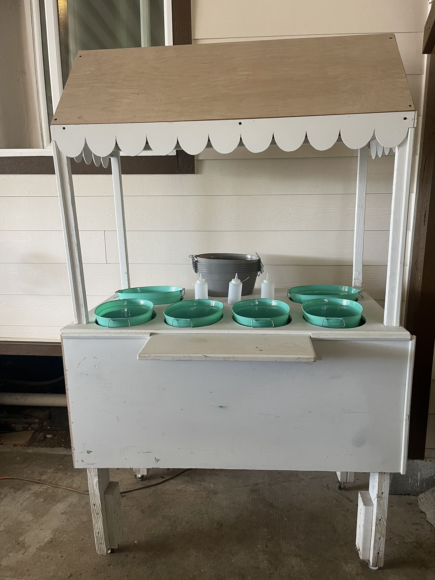 Cart For Fruit And Pastries For A Party
