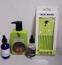 Natural Hair Care Bundle Set